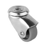 Rueda Selina con pasante, ideal para instalación fácil y soporte duradero.